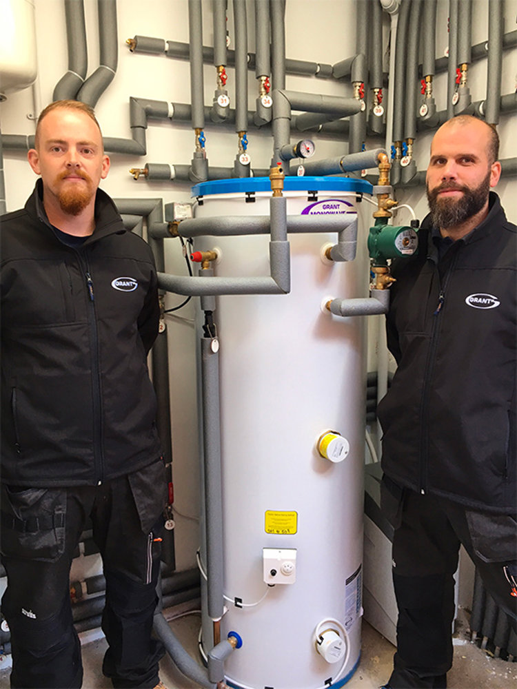 Grant UK Cylinder installation by AJK Services