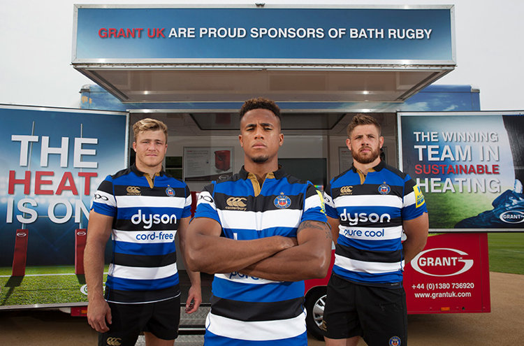 Grant UK turns up the heat for another season with Bath Rugby