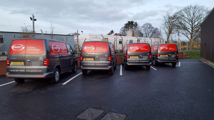 New fleet of Grant UK engineer vans now on the road!