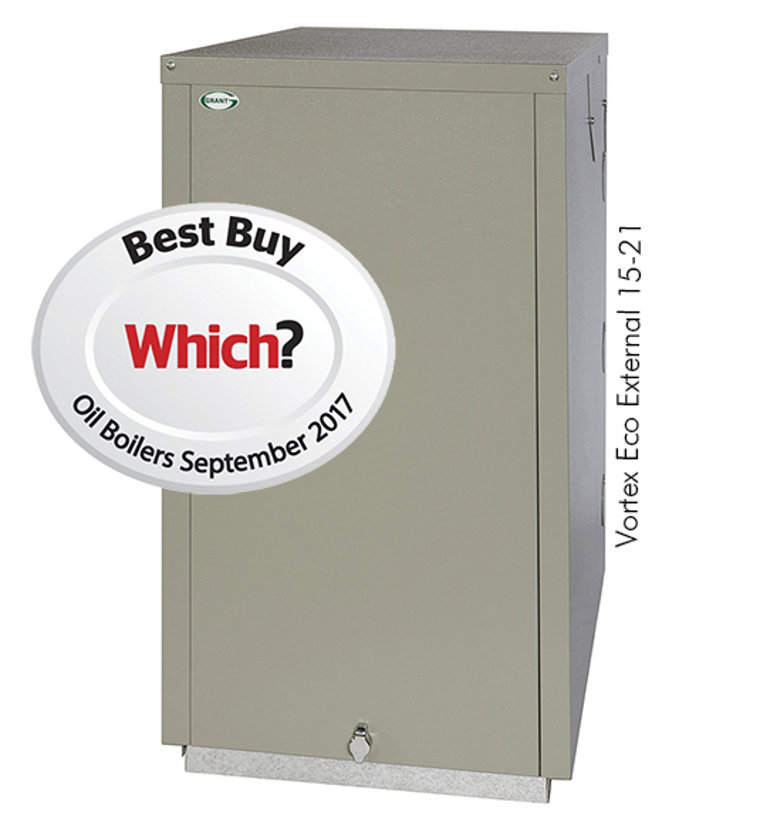 Which? Best Buy Vortex Eco 15/21kW External boiler installed at 1930s home in East Sussex