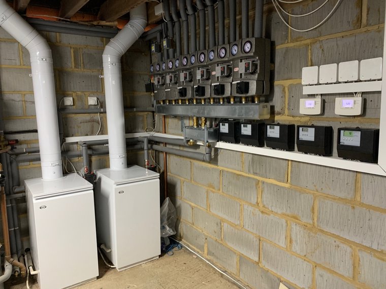 Two Vortex Pro Utility boilers are keeping a converted farmhouse in Buckinghamshire warm and cosy