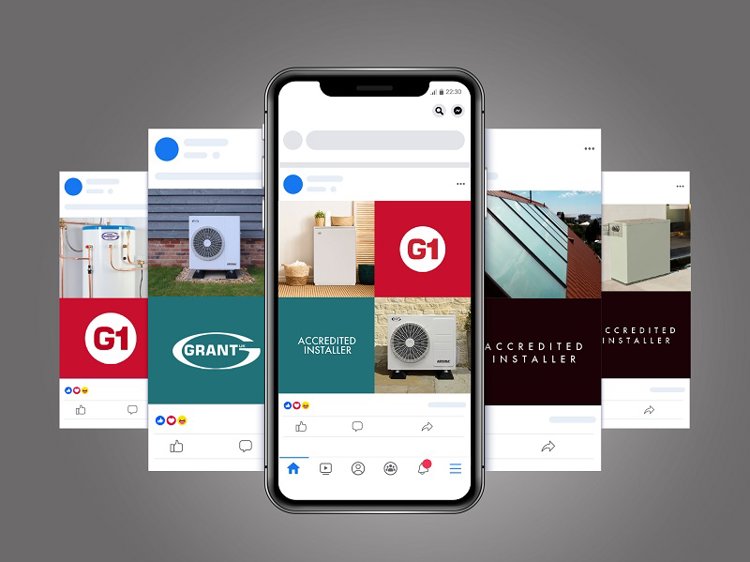 Grant UK support G1 Installers with digital assets for their social platforms