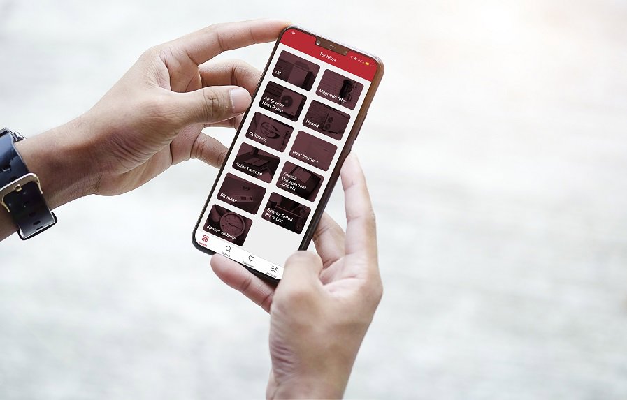 An app for heating engineers