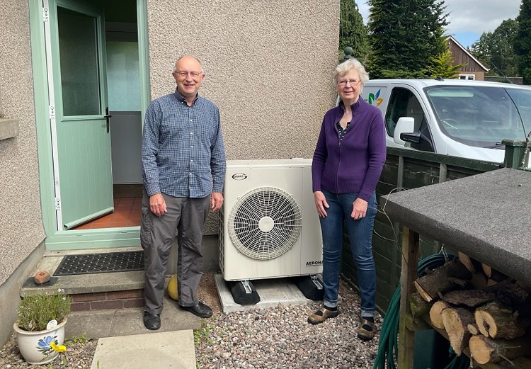 Dunfermline home makes the switch from oil to a heat pump