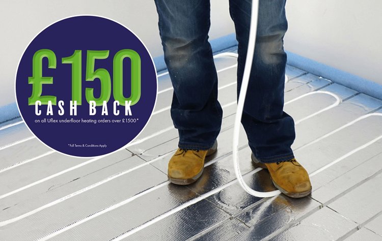 Grant UK's Uflex cashback promotion for underfloor heating systems