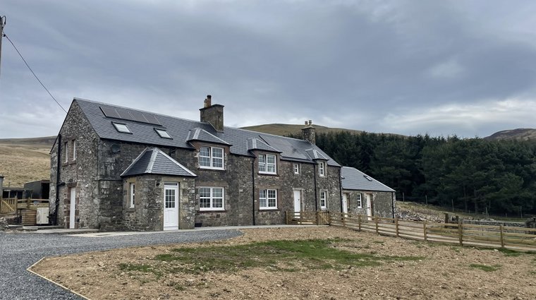 Old Kirkhope is a rental property in the Scottish Borders where a Grant heating system has been installed