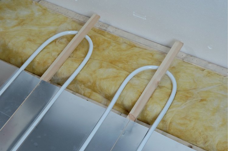 Heat emissions are suitable for installation on suspended floors