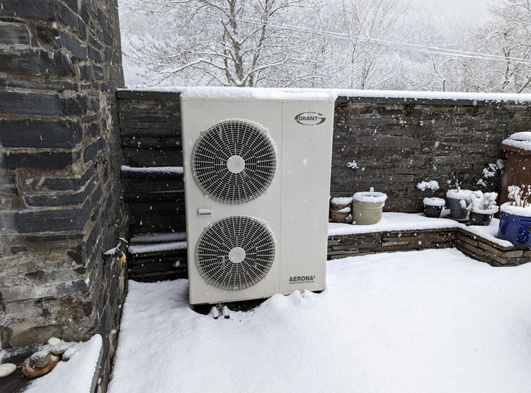 Why would a heat pump freeze up in the winter?