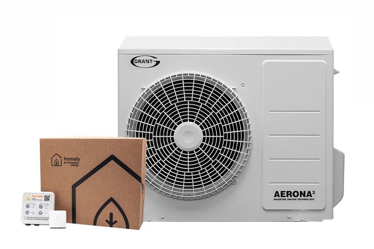 Homely heat pump controls are compatible with the Aerona³