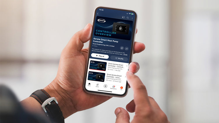 New installer videos for the Grant Aerona Smart Controller now available