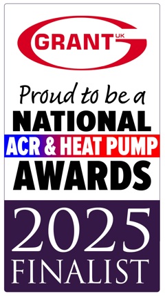 National ACR & Heat Pump Awards 2025 Finalist Logo